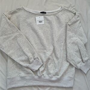 Papermoon Off Shoulder Sweatshirt